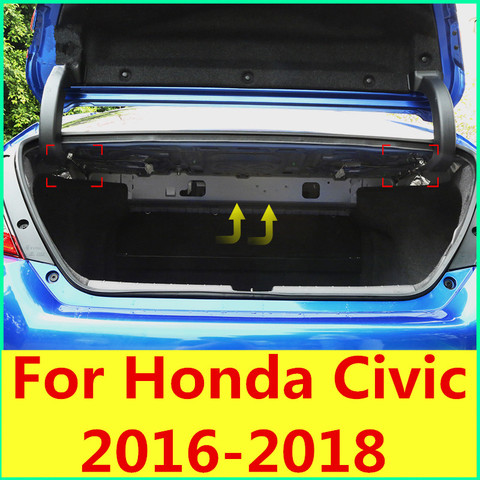 Гидравлический стержень багажника выскакивает пружинный опорный стержень с одной кнопкой для Honda Civic 2016-2022 10-го поколения седан ► Фото 1/6