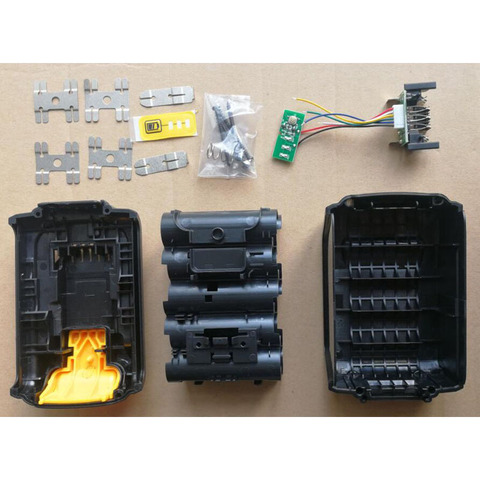 Daupine DCB200 литий-ионная батарея пластиковый чехол для PCB зарядки защита печатной платы для Dewalt 18V 20V 3.0Ah 6Ah корпус инструмента ► Фото 1/2