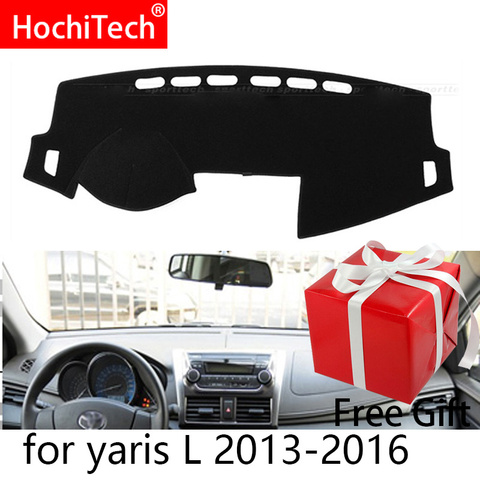 Накладки на приборную панель автомобиля для Toyota Yaris L 2013 2014 2015 2016 ► Фото 1/6
