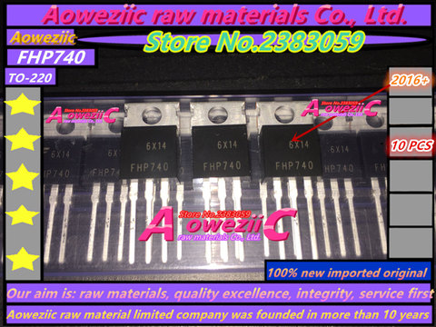 Aoweziic 100% новый импортный оригинальный FHP740 TO-220 10A 400V MOS трубка с полевым эффектом ► Фото 1/1