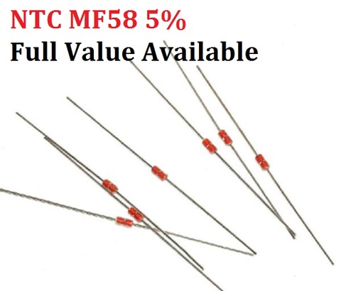 20 шт. NTC MF58 5% 1K 2K 5K 10K 20K 50K 200K 100K 500K 1M терморезистор 3950 B 1/2/3/5/10/K Ом датчик термистора R Бесплатная доставка ► Фото 1/1