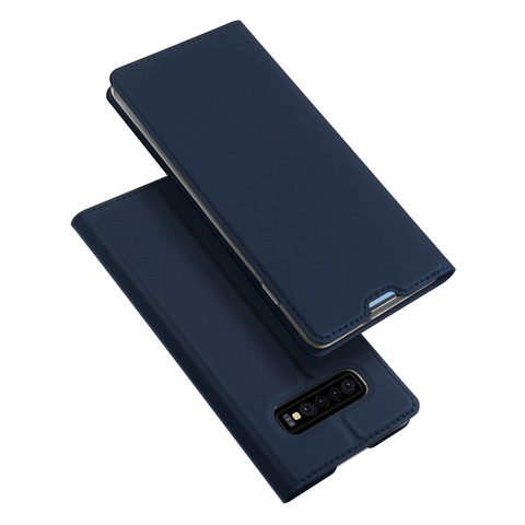 Магнитный кожаный чехол-книжка для Samsung Galaxy S20 S10 S9 S8 Plus Note 20 Ultra 10 Lite A51 A71 A50 A70 A30 A20 A21S A40 ► Фото 1/6