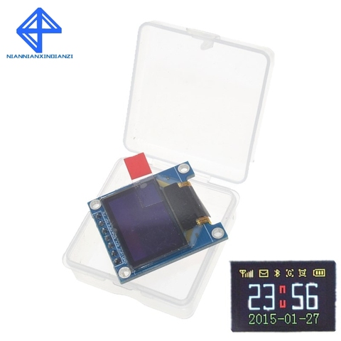 Полноцветный OLED-дисплей 0,95 дюйма SPI, модуль «сделай сам», ЖК-дисплей 0,95 дюйма RGB 96x64 для драйвера Arduino SSD1306, высокое качество ► Фото 1/6