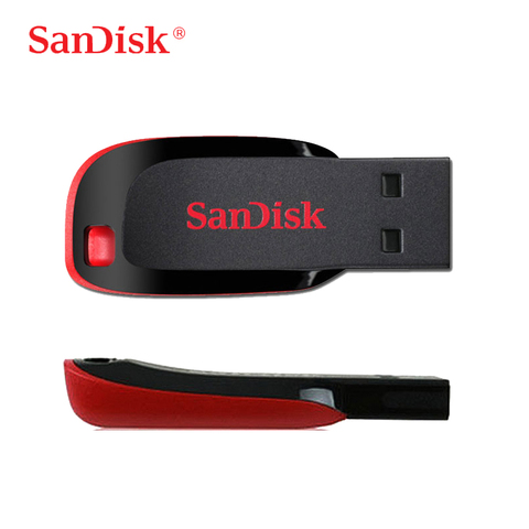 SanDisk USB флеш-накопитель, 128 ГБ, 32 ГБ, 64 ГБ, 16 ГБ, 2,0 ГБ ► Фото 1/6