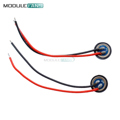 5 шт. 4*1,5 мм электретный конденсаторный микрофон микрофонная капсула 2 провода W ► Фото 1/6