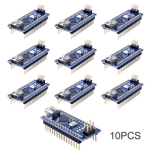 10 шт., плата микроконтроллера Mini Nano V3.0 Atmega328p 5 в 16 м, модуль для Arduino ► Фото 1/5