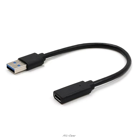 USB 3,1 Type C гнездо к USB 3,0 кабель-адаптер для разъема типа A, переходник для Macbook, Android, мобильный телефон ► Фото 1/6