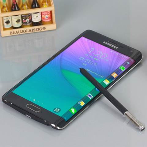Разблокированный оригинальный Samsung Galaxy Note Edge N915 телефон версии 4G Android 5,6 