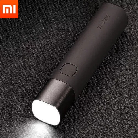 Xiaomi Mijia Solove X3 USB Перезаряжаемый яркий фонарик для повседневного использования 3000 мАч Внешний аккумулятор мини светодиодный фонарик велосип... ► Фото 1/6