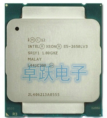 Оригинальный процессор E5 2650LV3 Intel Xeon E5-2650LV3 1,8 ГГц 12-ядерный 65 Вт 30 м процессор для настольного компьютера E5 2650L V3 Бесплатная доставка ► Фото 1/1