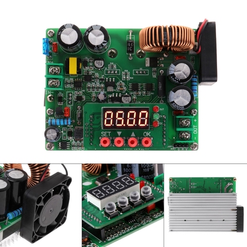 Преобразователь постоянного тока, плата цифрового блока питания, DC10V ~ 75V до 0 ~ 60V 12A 720W ► Фото 1/6