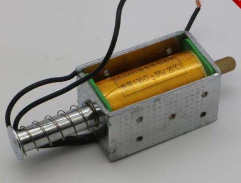 Электромагнитная нажимная катушка длинного хода ZN63A VS1, открывающаяся и закрывающаяся катушка постоянного тока 110 В, 12 В, 24 В, в ► Фото 1/1