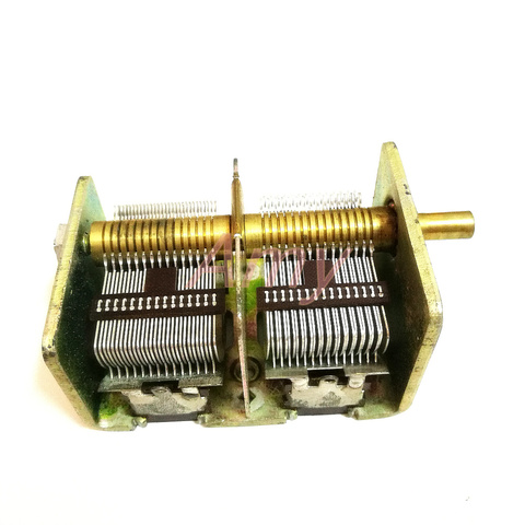 Новый многоцелевой конденсатор 246 type 2 * 460PF, радио, двойной переменный конденсатор ► Фото 1/3