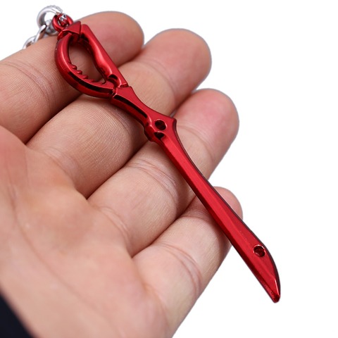 Металлические брелки с кулоном, красные подвески в стиле аниме Kill la Kill, Подарочная цепочка для ключей, ювелирные изделия для автомобилей, ... ► Фото 1/5
