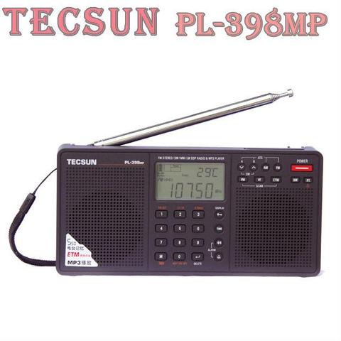 100% Оригинальный Tecsun PL-398MP 2,2 ''Полнодиапазонный цифровой стерео радиоприемник mp3-плеер ► Фото 1/4