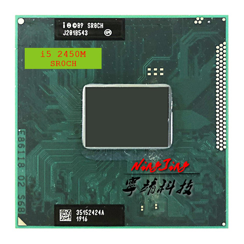 Процессор Intel Core i5-2450M i5 2450M SR0CH 2,5 ГГц двухъядерный четырехпоточный 3M 35W Socket G2 / rPGA988B ► Фото 1/1