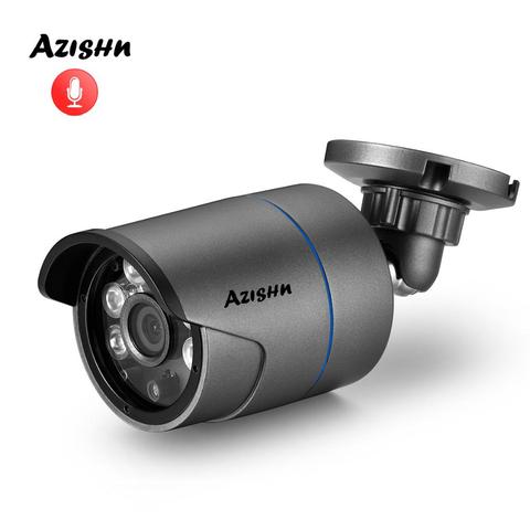 Камера видеонаблюдения AZISHN H.265, наружная камера безопасности, 2 Мп, 3 Мп, 5 МП, 1/2 дюйма, IP66, с датчиком движения ► Фото 1/6