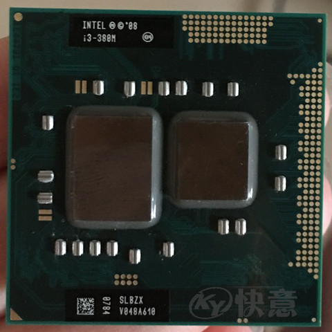 Процессор Intel core I3 380M 3M, Кэш-память 2,5 ГГц, ноутбук, процессор, процессор ► Фото 1/1