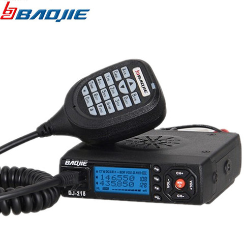 Baojie BJ-218 автомобильный мини мобильный радиоприемопередатчик 25 Вт VHF/UHF BJ 218 Vericle Автомобильная база радио Sister KT8900 KT-8900R UV-25HX ► Фото 1/5