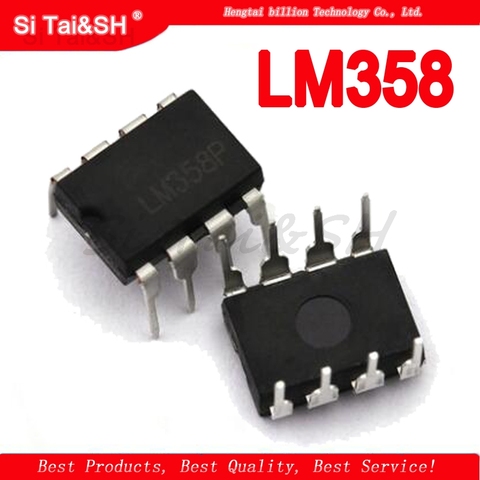 10 шт., операционные усилители LM358 LM358P DIP-8-Op Amps Dual Op Amp, новинка, оригинал ► Фото 1/1