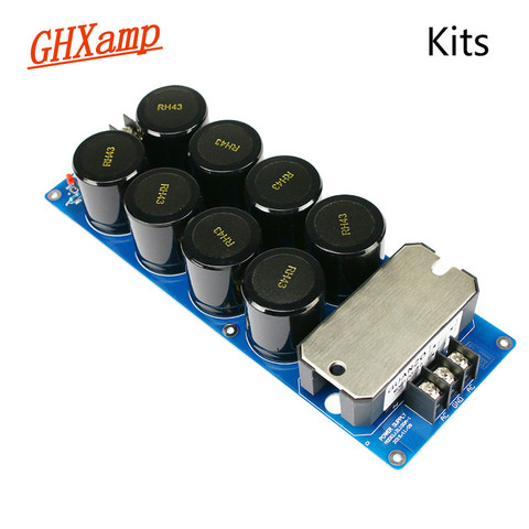 GHXAMP 100A 1000 Вт усилитель двойной мощности выпрямитель фильтрующая плата наборы супер большой мощности тока 50 в 63 в 80 в фильтрующий конденсато... ► Фото 1/6