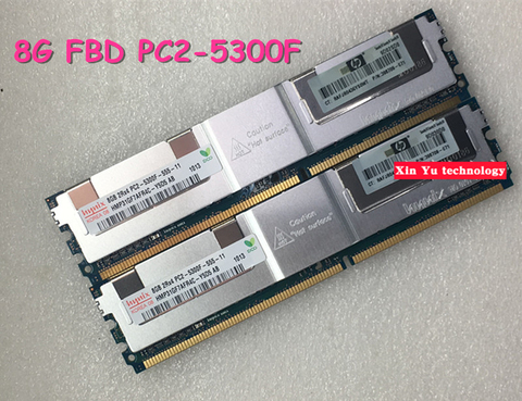 Серверная память DDR2, ОЗУ 8 ГБ, DDR2, 667 МГц, 8G, 2Rx4, FBD, ECC, память для сервера, оперативная память, 240-контактный, пожизненная Гарантия ► Фото 1/1