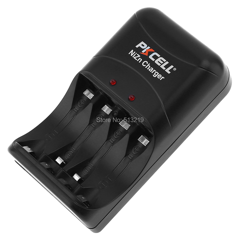 PKCELL зарядное устройство NIZN 1,6 в для батарей AA/AAA 8186 со светодиодным индикатором, быстрая зарядка батарей AA/AAA, зарядное устройство стандарта Е... ► Фото 1/6