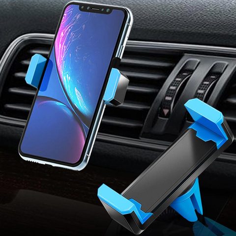 Автомобильный держатель для телефона для iPhone X XS Max 8 7 6 Samsung с поворотом на 360 градусов, автомобильный держатель с креплением на вентиляционно... ► Фото 1/6