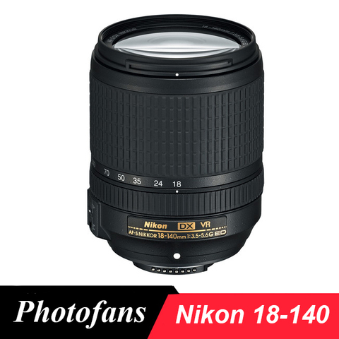 Объектив Nikon 18-140 Φ DX NIKKOR 18-140 мм f/3,5-5,6G ED VR для Nikon D3200 D3300 D3400 D5200 D5300 D5500 D5600 D7100 D7200 ► Фото 1/1