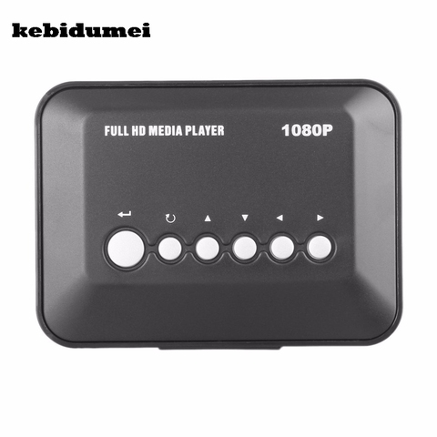 Kebidumei 1080P HD медиаплеер SD/MMC TV видео SD MMC RMVB MP3 Multi TV USB HDMI медиаплеер коробка с поддержкой USB жесткого диска ► Фото 1/6