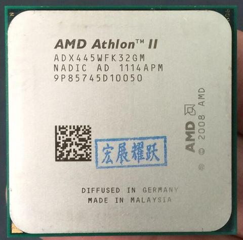 Процессор AMD Athlon II X3 445 X445, трехъядерный процессор AM3 938, 100% рабочий процессор ► Фото 1/1