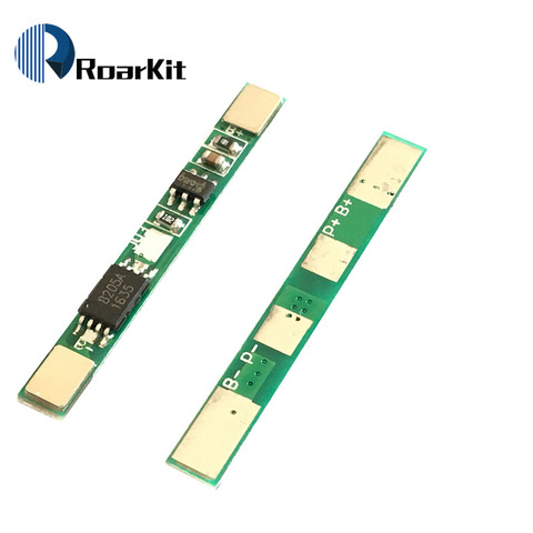 Защитная плата li-ion BMS PCM для батарей 18650, 5 шт./лот, 1S, 3,7 В, 3 А ► Фото 1/6