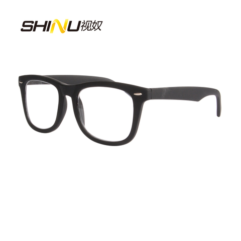 SHINU прогрессивные многофокальные очки для чтения, дальние и ближние очки для чтения, бифокальные очки для дальнозоркости, очки серые SH033 ► Фото 1/6
