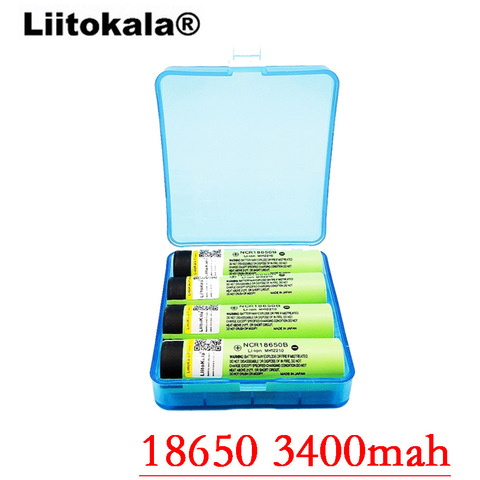 Литий-ионный аккумулятор Liitokala, 100% оригинальный аккумулятор 3,7 В NCR18650 34B, аккумулятор 3400 мАч ► Фото 1/6