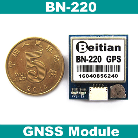 BEITIAN 3,6 в-5,0 в TTL уровень, GNSS модуль, GPS ГЛОНАСС двойной GPS модуль, встроенный флэш-накопитель, BN-220 ► Фото 1/6