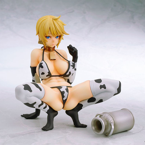 Японский Q-six A Cow Life No.721 Holstein Ver. ПВХ фигурка Аниме Сексуальная девушка фигура Новая сексуальная фигура модель игрушки 15 см ► Фото 1/6