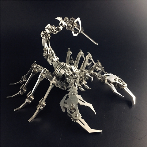 MMZ модель SteelWarcraft 3D металлический пазл Скорпион король сборка животных Металлическая Модель Набор DIY 3D лазерная вырезка модель пазл Рабочий ... ► Фото 1/5