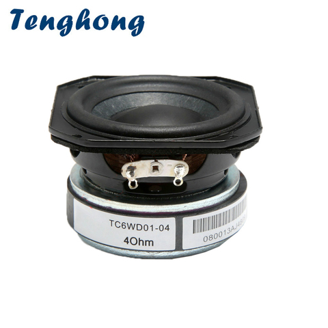 Tenghong 1 шт. 2-дюймовый Полнодиапазонный динамик 4 Ом 20 Вт портативная аудио Колонка динамик с высоким и средним басом динамик для домашнего кин... ► Фото 1/5