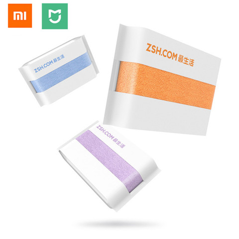 Оригинальное антибактериальное полотенце Xiaomi ZSH Polygiene, Молодежная серия, 100% хлопок, 5 видов цветов, высокоабсорбирующее банное полотенце для... ► Фото 1/6