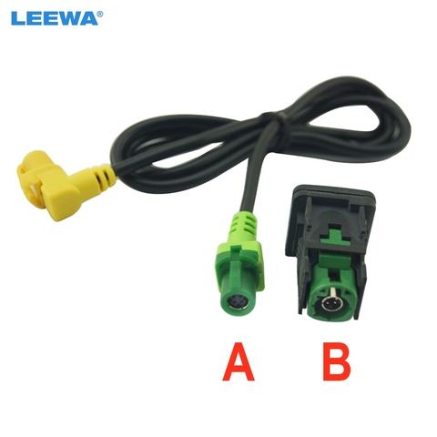 USB-разъем LEEWA для VW Golf 5/6 Scirocco Passat jetta mk6, внешний разъем USB + кабель RCD510 5KD 035 726 A ► Фото 1/6