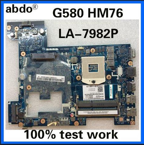 Материнская плата abdo QIWG5_G6_G9 для Lenovo G580, материнская плата для ноутбука PGA989 HM76 DDR3, 100% тестирование ► Фото 1/1