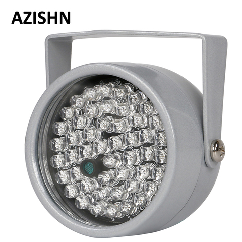 Светодиодный инфракрасный осветитель AZISHN для систем видеонаблюдения, комплект из 48 светодиодов, IP66, ночное видение, заполняющий металличес... ► Фото 1/6