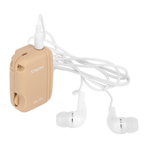 XINGMA слуховые аппараты удобный голосовой усилитель звука устройства XM-919 Карманный слуховой аппарат, аудиофон, ► Фото 1/5