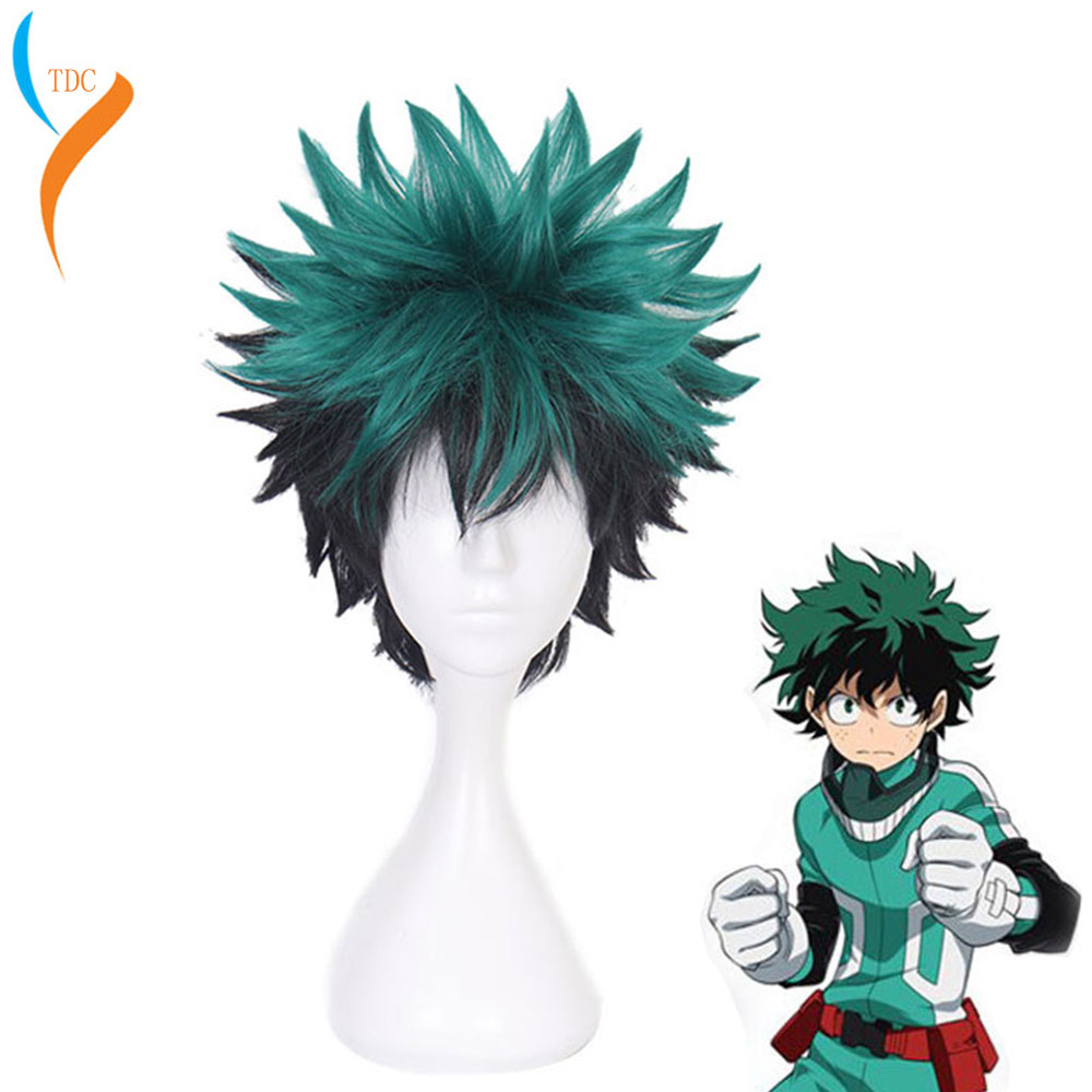 Парик для косплея из аниме «Моя геройская Академия», для косплея Izuku  Midoriya Wig Boku, «Нет героев Академии», «Izuku Midoriya Deku», сетка для  волос - История цены и обзор | Продавец AliExpress -