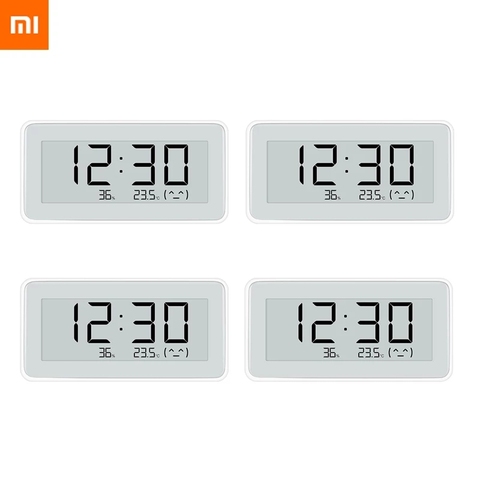 2022 Xiaomi MiaoMiaoCe E-Link INK ЖК-экран цифровые часы измеритель влажности Высокоточный термометр датчик температуры и влажности ► Фото 1/6