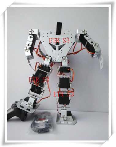 Бесплатная доставка, 17 гуманоид DOF, образовательный робот, высококлассный конкурентоспособный робот, подходящий к металлической шестерне, ... ► Фото 1/5