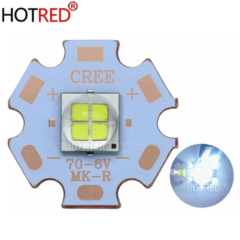 Светодиодный чип-светильник Epi, заменяемый Cree MKR XHP70 XHP50, холодный белый, синий, светодиодный, 20 мм ► Фото 1/6