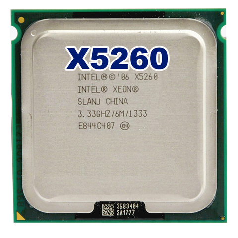 Процессор INTEL xeon 5260 3,3 ГГц/6 Мб L2/двухъядерный/FSB 1333 МГц с двумя адаптерами от 771 до 775 ► Фото 1/2