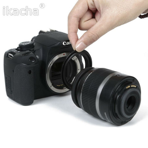Кольцо-адаптер для камеры Canon 58 мм кольцо-адаптер для макрообъектива для Canon EOS EF Mount 550d 650d 450d 700d 1000d ► Фото 1/5