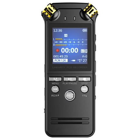 Профессиональный цифровой диктофон Shmci D50 с голосовой активацией, 1536 кбит/с, мини-диктофон ADC с шумоподавлением, аудиорекордер, mp3-плеер ► Фото 1/6